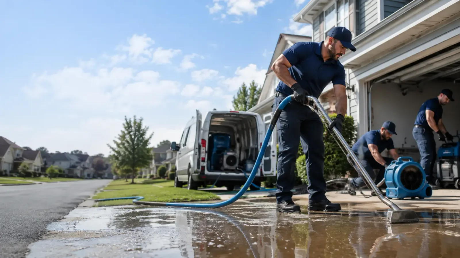 Flood Damage Restoration in Casstown, OH